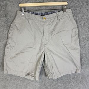 Southern Marsh Shorts Mens 32 Grey Flat Front Chino Casual Cotton